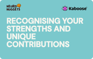 Recognising your strnegths and unique contributions